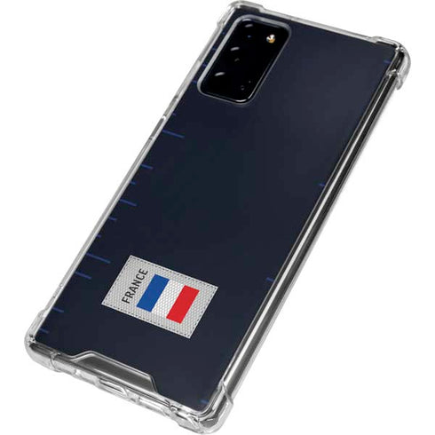 France Soccer Flag Galaxy Note20 5G Clear Case