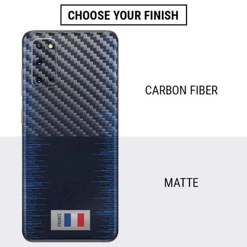 France Soccer Flag Galaxy S20 Skin