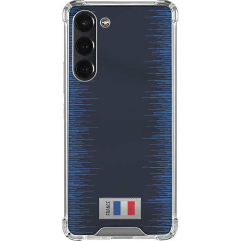 France Soccer Flag Galaxy S23 Plus Clear Case