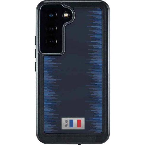 France Soccer Flag Galaxy S23 Waterproof Case