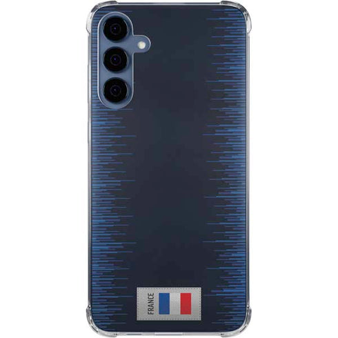 France Soccer Flag Galaxy S24 Clear Case