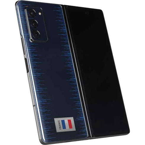 France Soccer Flag Galaxy Z Fold2 5G Skin