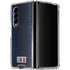 France Soccer Flag Galaxy Z Fold4 5G Clear Case