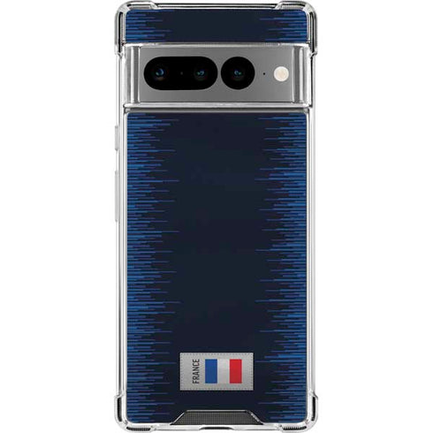 France Soccer Flag Google Pixel 7 Pro Clear Case