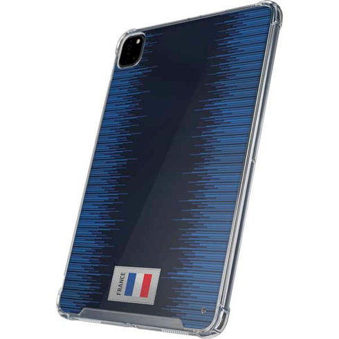 France Soccer Flag iPad Pro 12.9in (2020) Clear Case