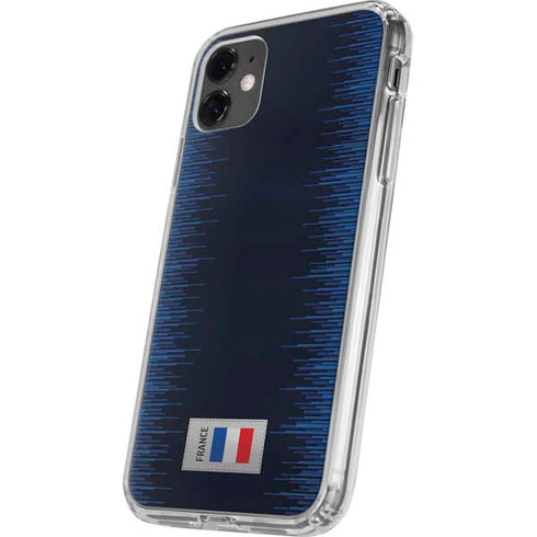 France Soccer Flag iPhone 11 Clear Case