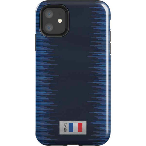 France Soccer Flag iPhone 11 Impact Case