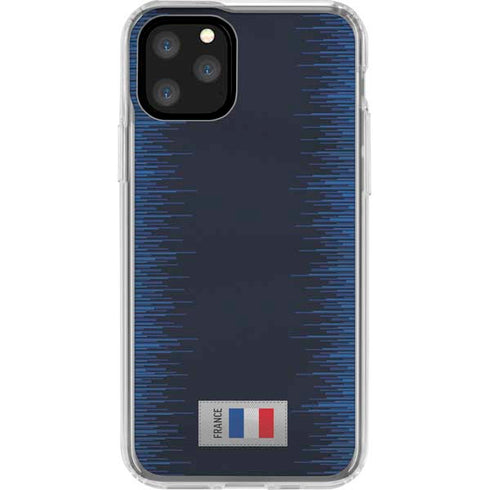 France Soccer Flag iPhone 11 Pro Clear Case