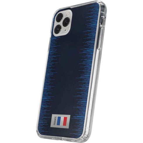 France Soccer Flag iPhone 11 Pro Clear Case