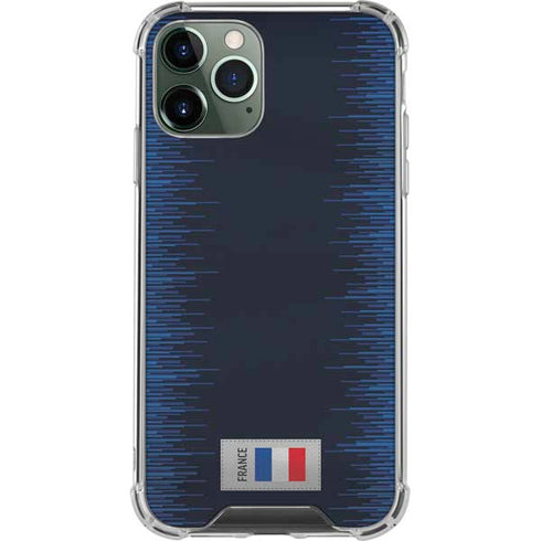 France Soccer Flag iPhone 11 Pro Max Clear Case