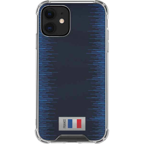 France Soccer Flag iPhone 12 Clear Case