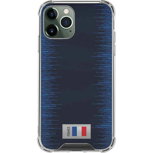 France Soccer Flag iPhone 12 Pro Clear Case