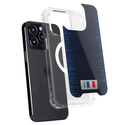 France Soccer Flag iPhone 15 Pro MagSafe Case