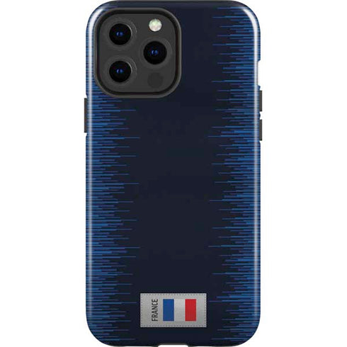 France Soccer Flag iPhone 15 Pro Max Impact Case