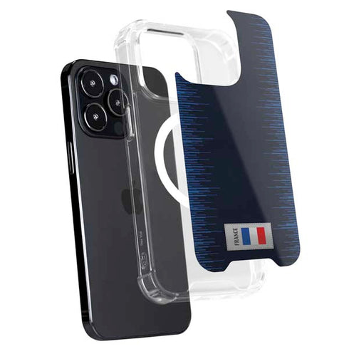 France Soccer Flag iPhone 15 Pro Max MagSafe Case