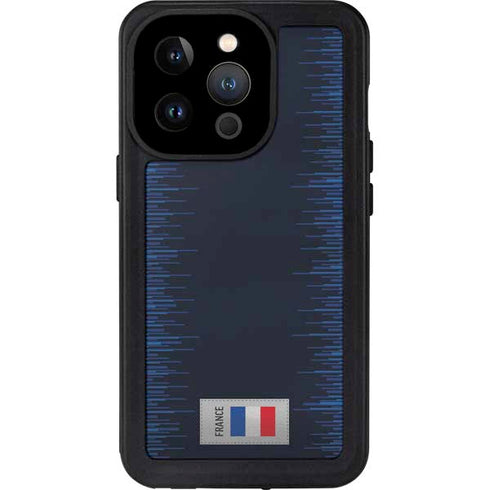France Soccer Flag iPhone 15 Pro Waterproof Case
