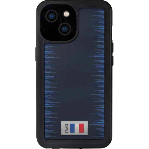 France Soccer Flag iPhone 15 Waterproof Case