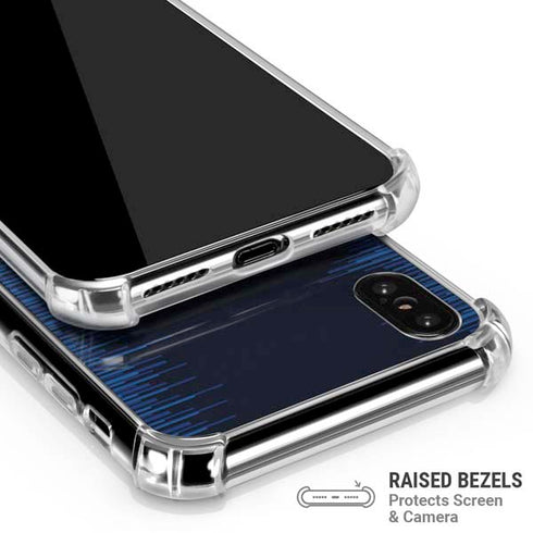 France Soccer Flag iPhone XS Max Clear Case