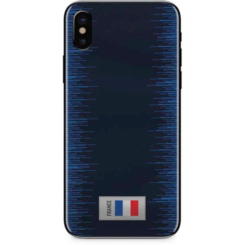 France Soccer Flag iPhone XS Skin
