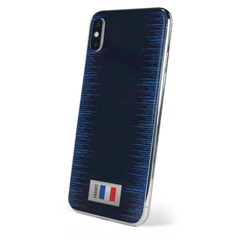 France Soccer Flag iPhone XS Skin