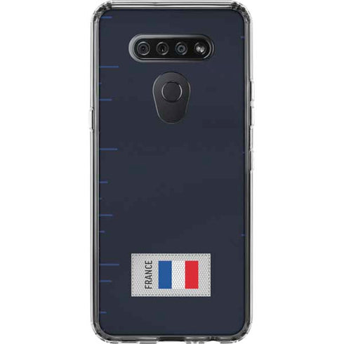 France Soccer Flag LG K51/Q51 Clear Case