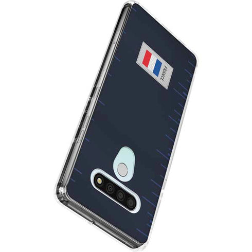 France Soccer Flag LG Stylo 6 Clear Case