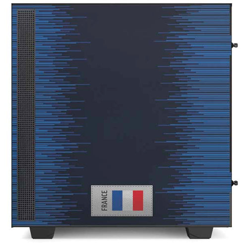 France Soccer Flag NZXT H510 Compact ATX Mid-Tower Case Skin