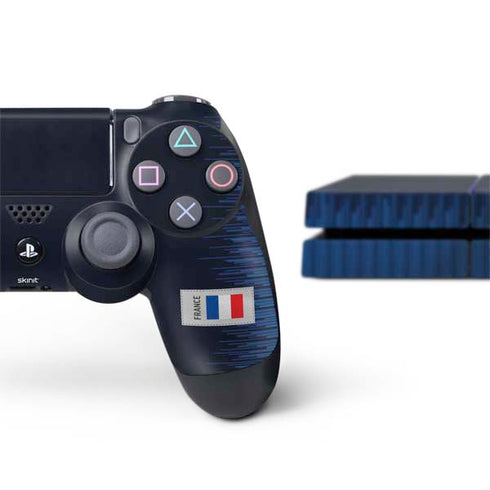 France Soccer Flag PS4 Console and Controller Bundle Skin