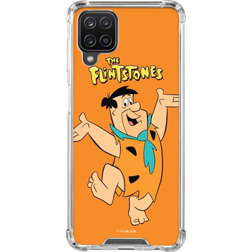 The Flinstones Fred Flintstone Galaxy A12 Clear Case