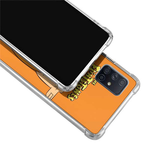 The Flinstones Fred Flintstone Galaxy A71 5G Clear Case