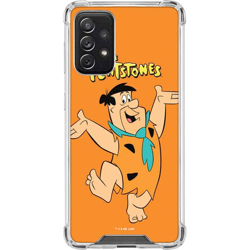 The Flinstones Fred Flintstone Galaxy A72 5G Clear Case