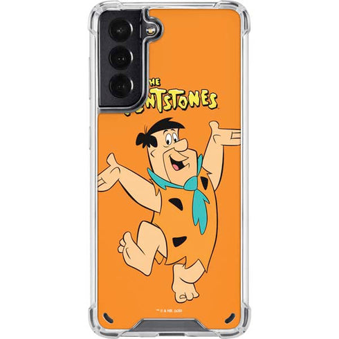 The Flinstones Fred Flintstone Galaxy S21 5G Clear Case