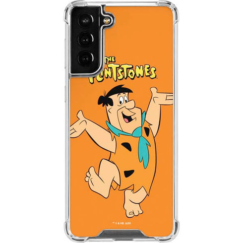 The Flinstones Fred Flintstone Galaxy S21 FE Clear Case