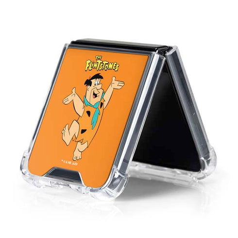 The Flinstones Fred Flintstone Galaxy Z Flip5 5G Clear Case