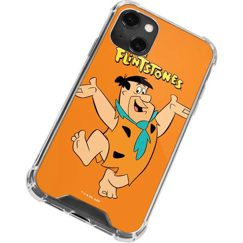 The Flinstones Fred Flintstone iPhone 14 Plus Clear Case