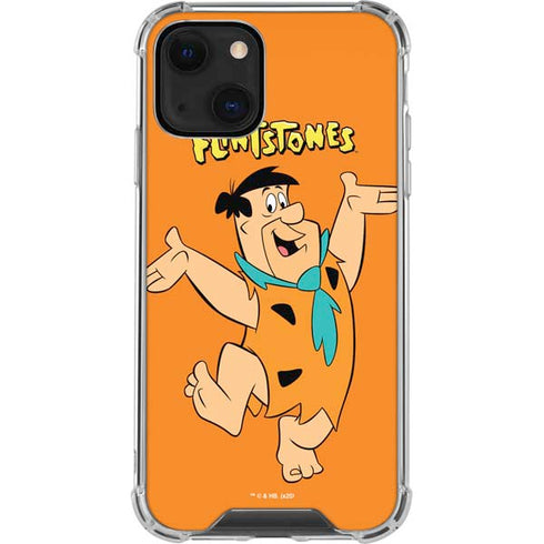 The Flinstones Fred Flintstone iPhone 14 Plus Clear Case