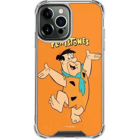 The Flinstones Fred Flintstone iPhone 14 Pro Max Clear Case