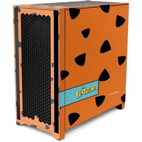 The Flinstones Fred Flintstone Outfit Pattern Corsair 4000D Tempered Glass Mid-Tower ATX Case Skin