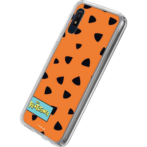 The Flinstones Fred Flintstone Outfit Pattern Galaxy A10e Clear Case