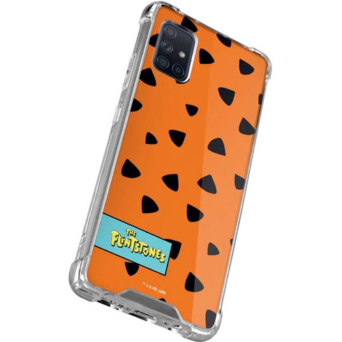 The Flinstones Fred Flintstone Outfit Pattern Galaxy A51 5G Clear Case