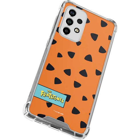 The Flinstones Fred Flintstone Outfit Pattern Galaxy A53 5G Clear Case