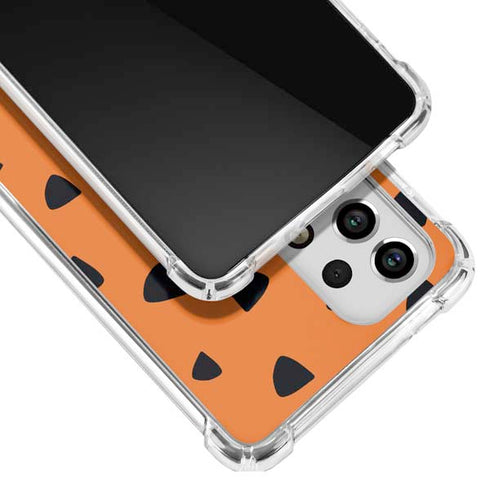 The Flinstones Fred Flintstone Outfit Pattern Galaxy A53 5G Clear Case