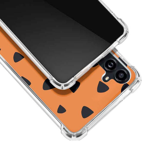 The Flinstones Fred Flintstone Outfit Pattern Galaxy A54 5G Clear Case