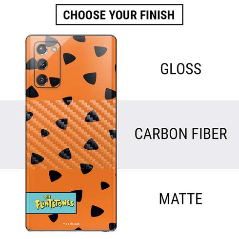The Flinstones Fred Flintstone Outfit Pattern Galaxy Note20 5G Skin