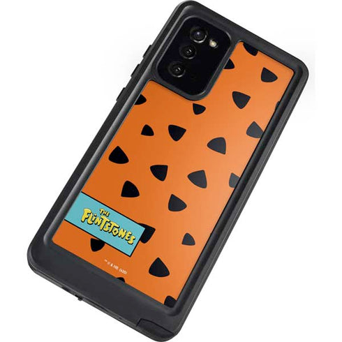 The Flinstones Fred Flintstone Outfit Pattern Galaxy Note20 5G Waterproof Case