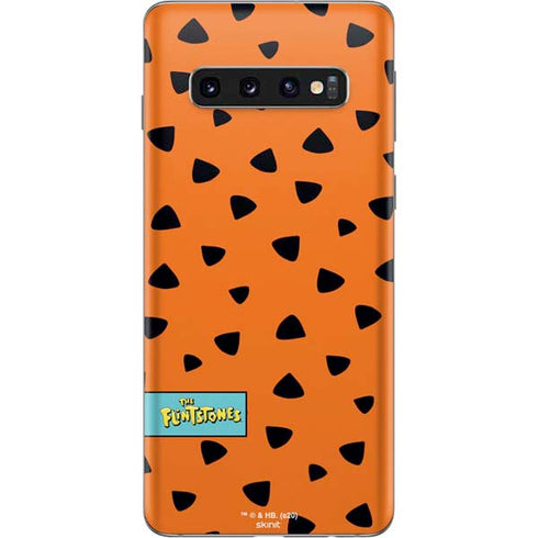 The Flinstones Fred Flintstone Outfit Pattern Galaxy S10 Skin