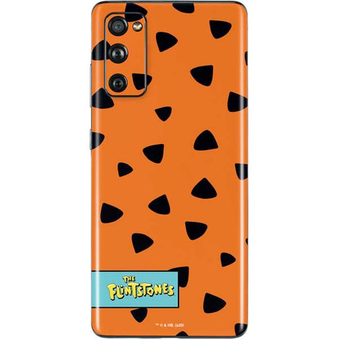 The Flinstones Fred Flintstone Outfit Pattern Galaxy S20 Fan Edition Skin