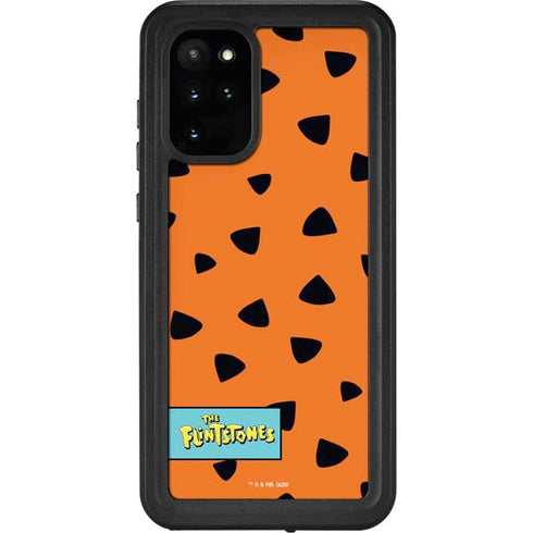 The Flinstones Fred Flintstone Outfit Pattern Galaxy S20 Plus Waterproof Case