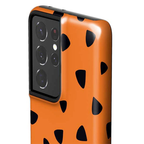 The Flinstones Fred Flintstone Outfit Pattern Galaxy S21 Ultra 5G Pro Case