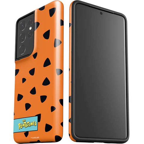 The Flinstones Fred Flintstone Outfit Pattern Galaxy S21 Ultra 5G Pro Case